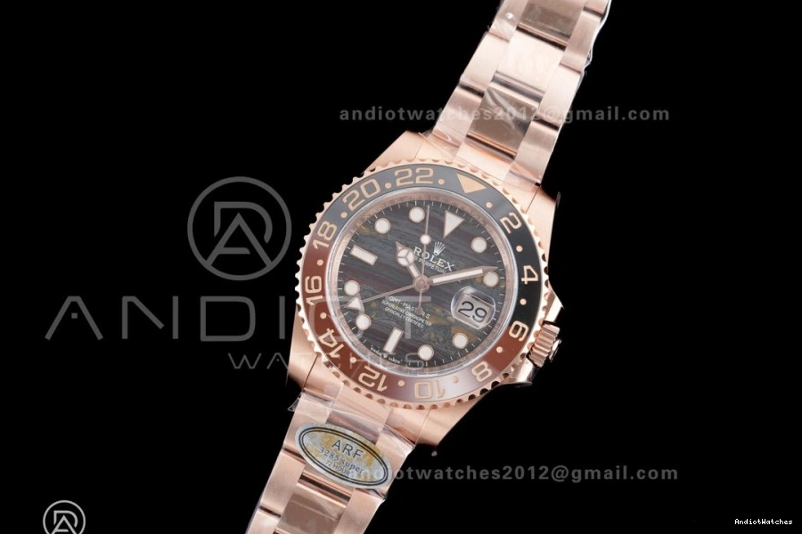 on Sh 861 Durable Dial RG Master GMT Best Iron ARF II Oyster Bracelet CHNR Edition Tiger 126715 0425
